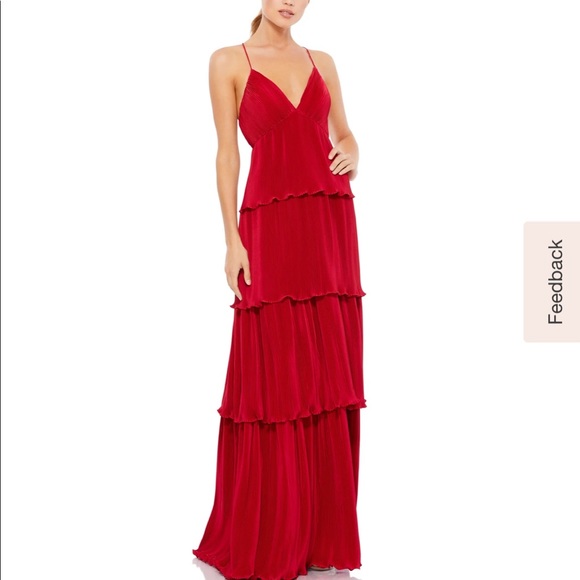 Ieena for Macduggal red formal NEW! - Picture 2 of 2